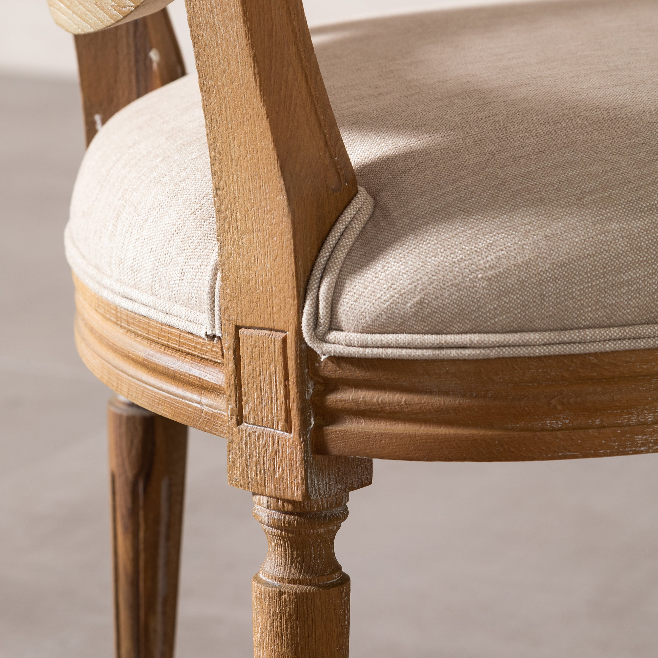 DARLINGTON MASİF AHŞAP HAZERAN SANDALYE NATUREL