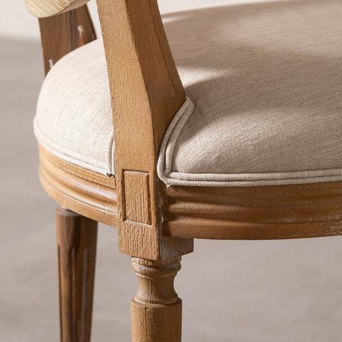  DARLINGTON MASİF AHŞAP HAZERAN SANDALYE NATUREL