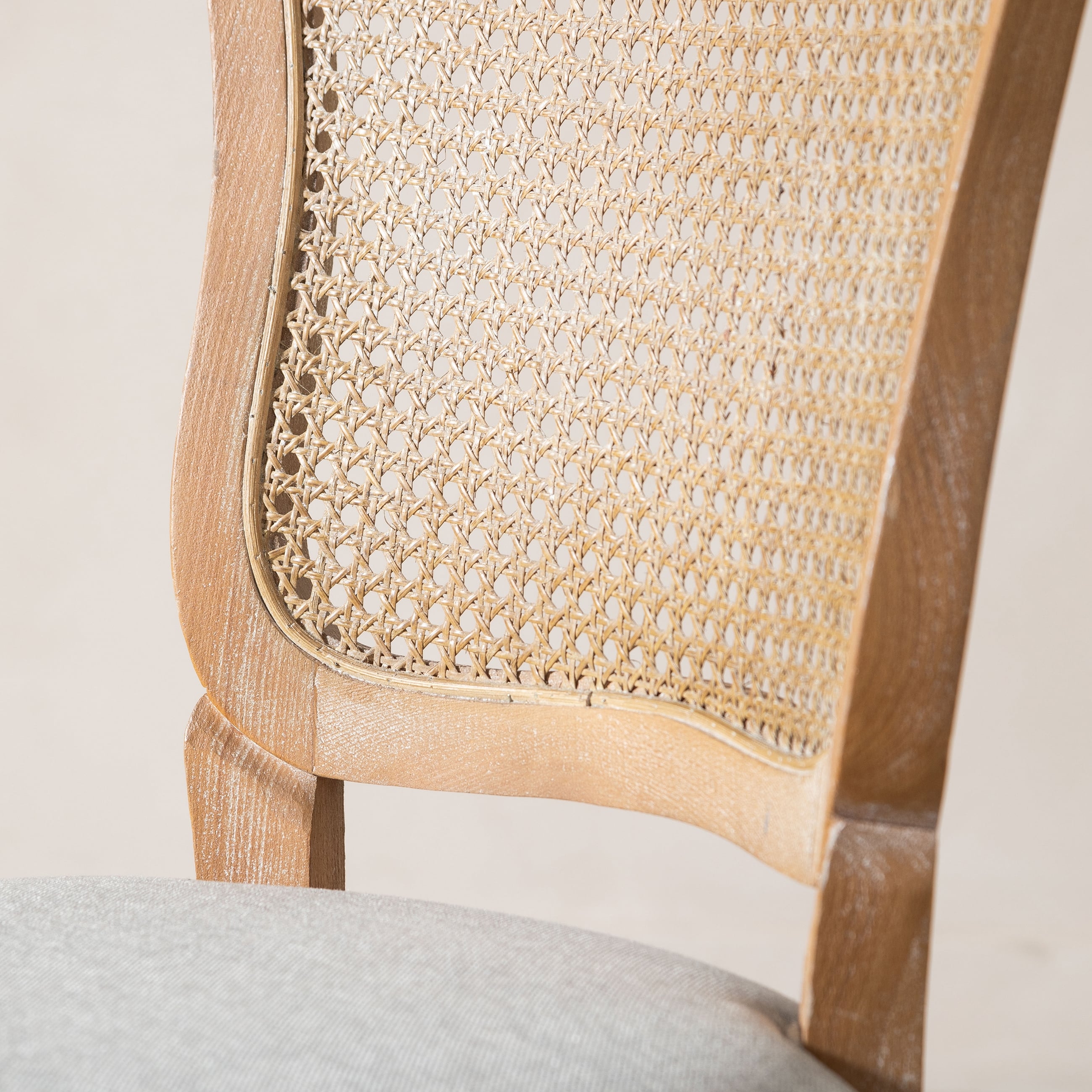 LORENZO MASİF AHŞAP HAZERAN SANDALYE BEJ