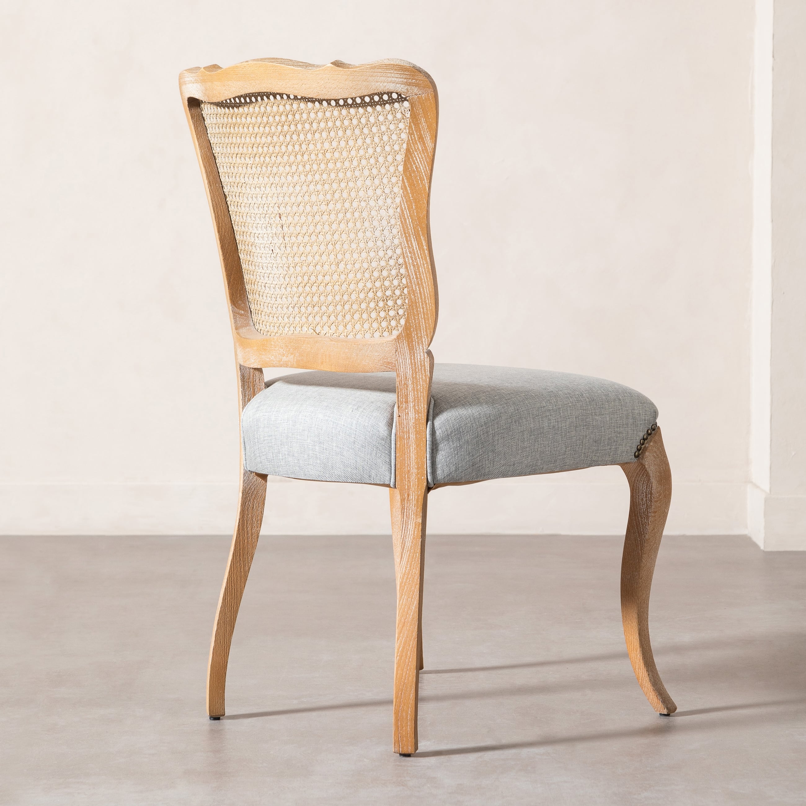 LORENZO MASİF AHŞAP HAZERAN SANDALYE BEJ