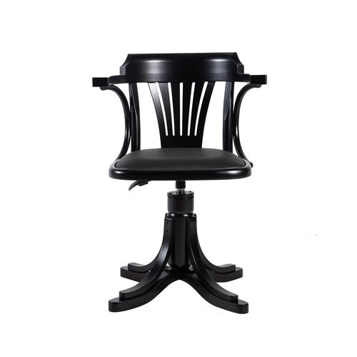  ORION MASİF AHŞAP ÇALIŞMA SANDALYESİ SİYAH