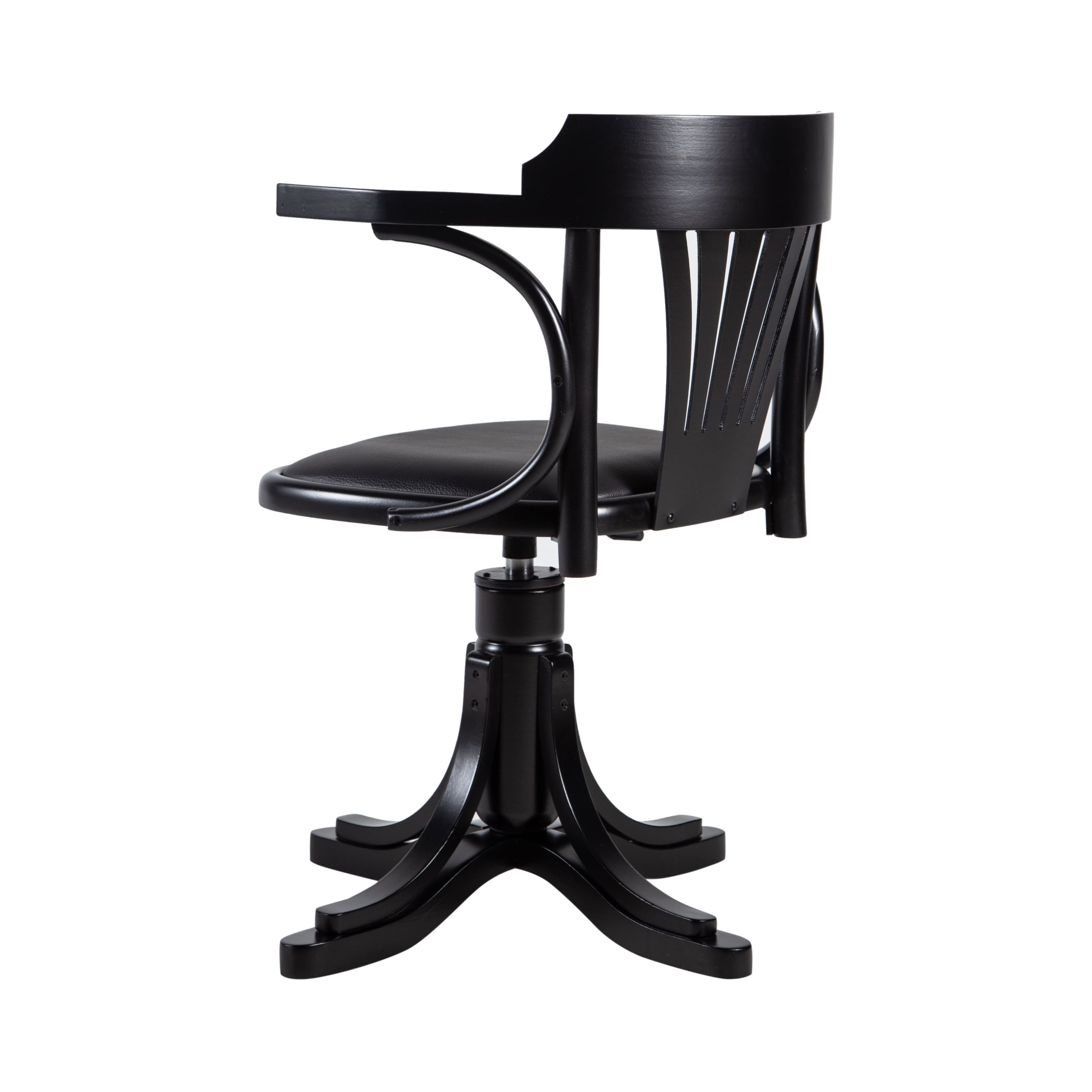 ORION MASİF AHŞAP ÇALIŞMA SANDALYESİ SİYAH