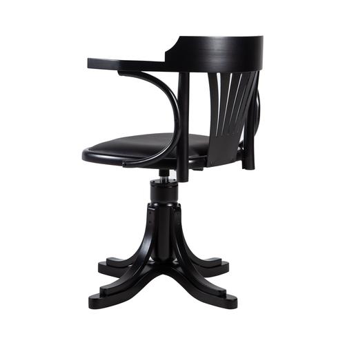  ORION MASİF AHŞAP ÇALIŞMA SANDALYESİ SİYAH