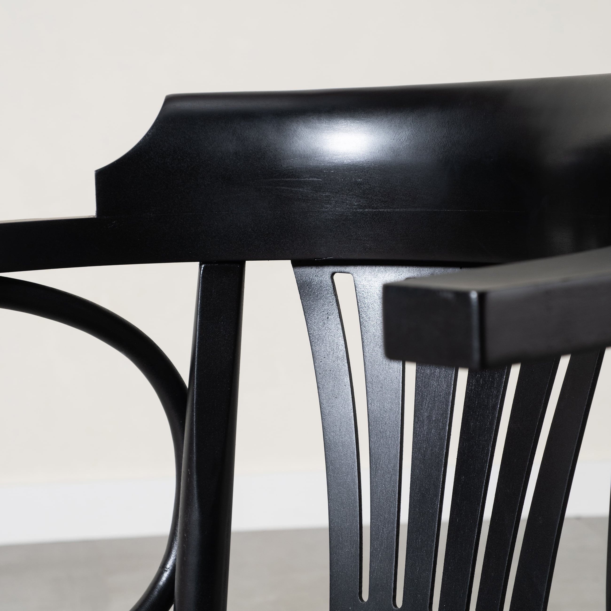 ORION MASİF AHŞAP ÇALIŞMA SANDALYESİ SİYAH