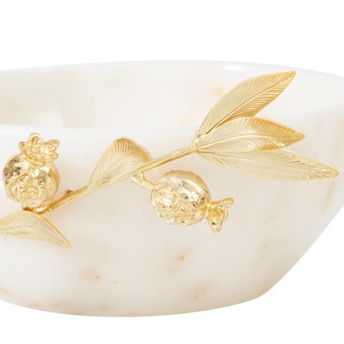  NAR DEKORATİF KASE MERMER 20 CM