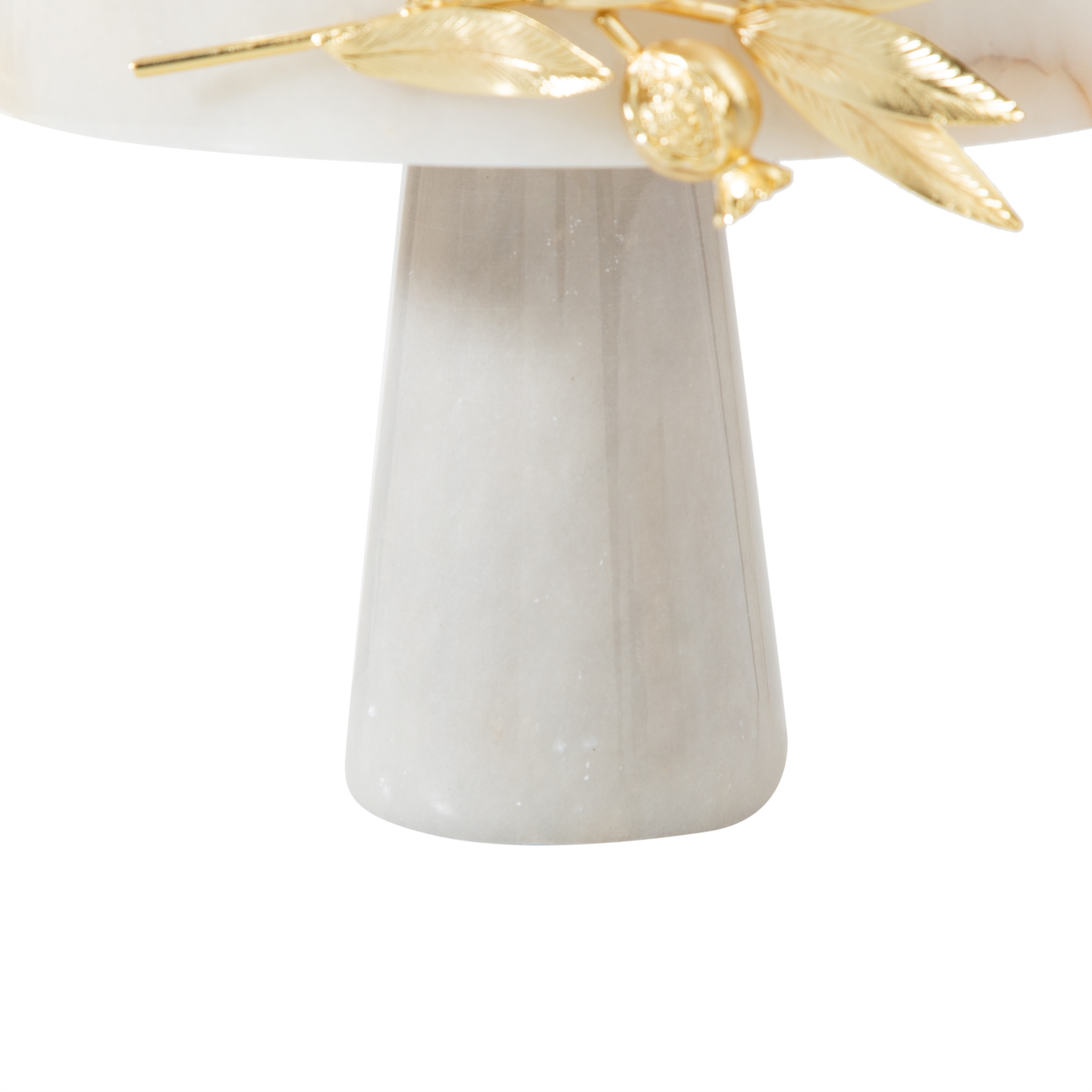 NAR AYAKLI DEKORATİF SUNUMLUK MERMER 20 CM