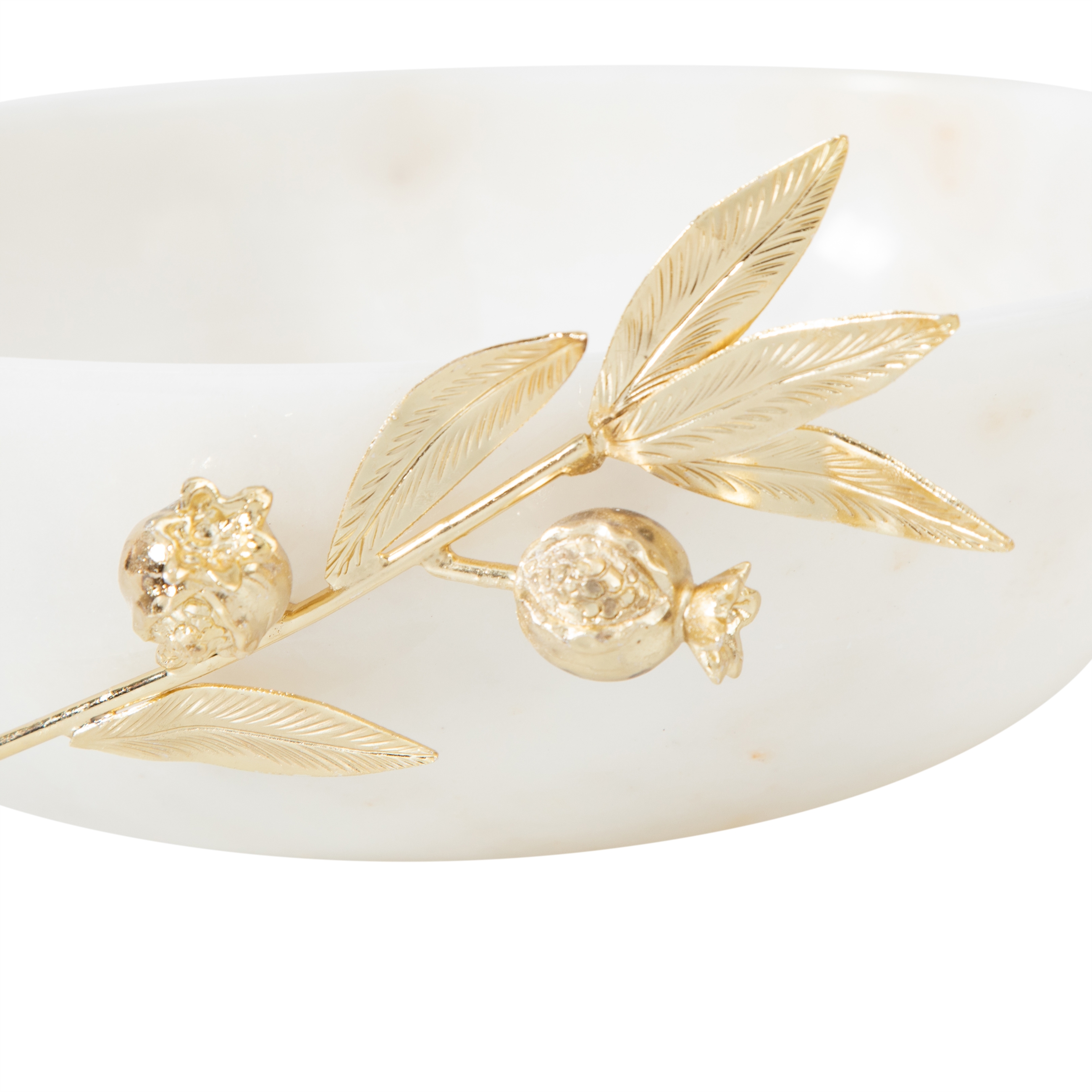 NAR DEKORATİF KASE MERMER 25 CM