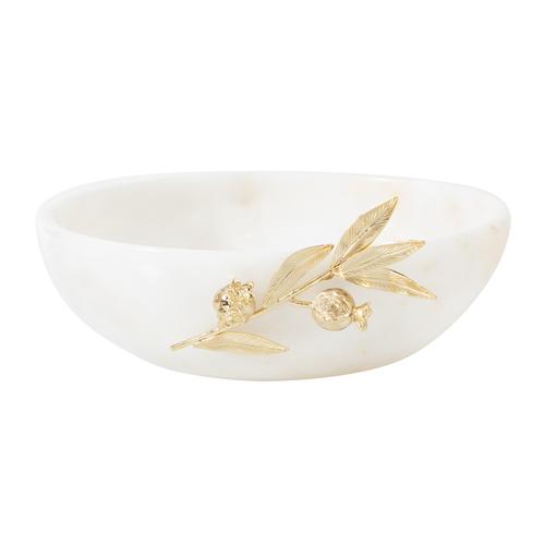  NAR DEKORATİF KASE MERMER 25 CM