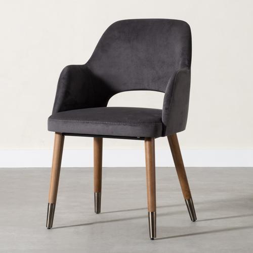  SPRING KUMAŞ SANDALYE GRİ