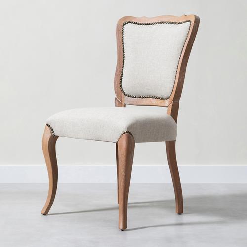 RICCARDO VINTAGE MASİF AHŞAP SANDALYE BEJ