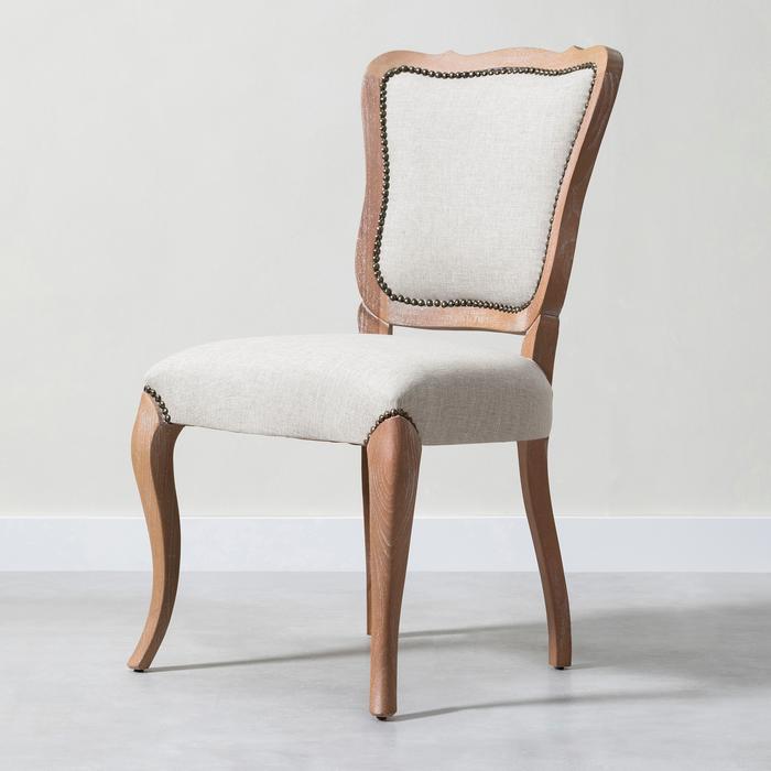 RICCARDO VINTAGE MASİF AHŞAP SANDALYE BEJ