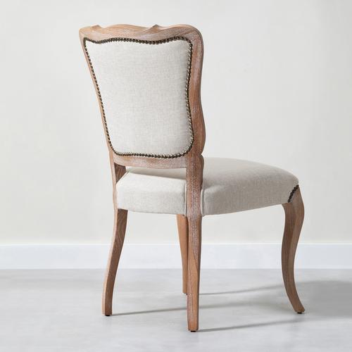  RICCARDO VINTAGE MASİF AHŞAP SANDALYE BEJ