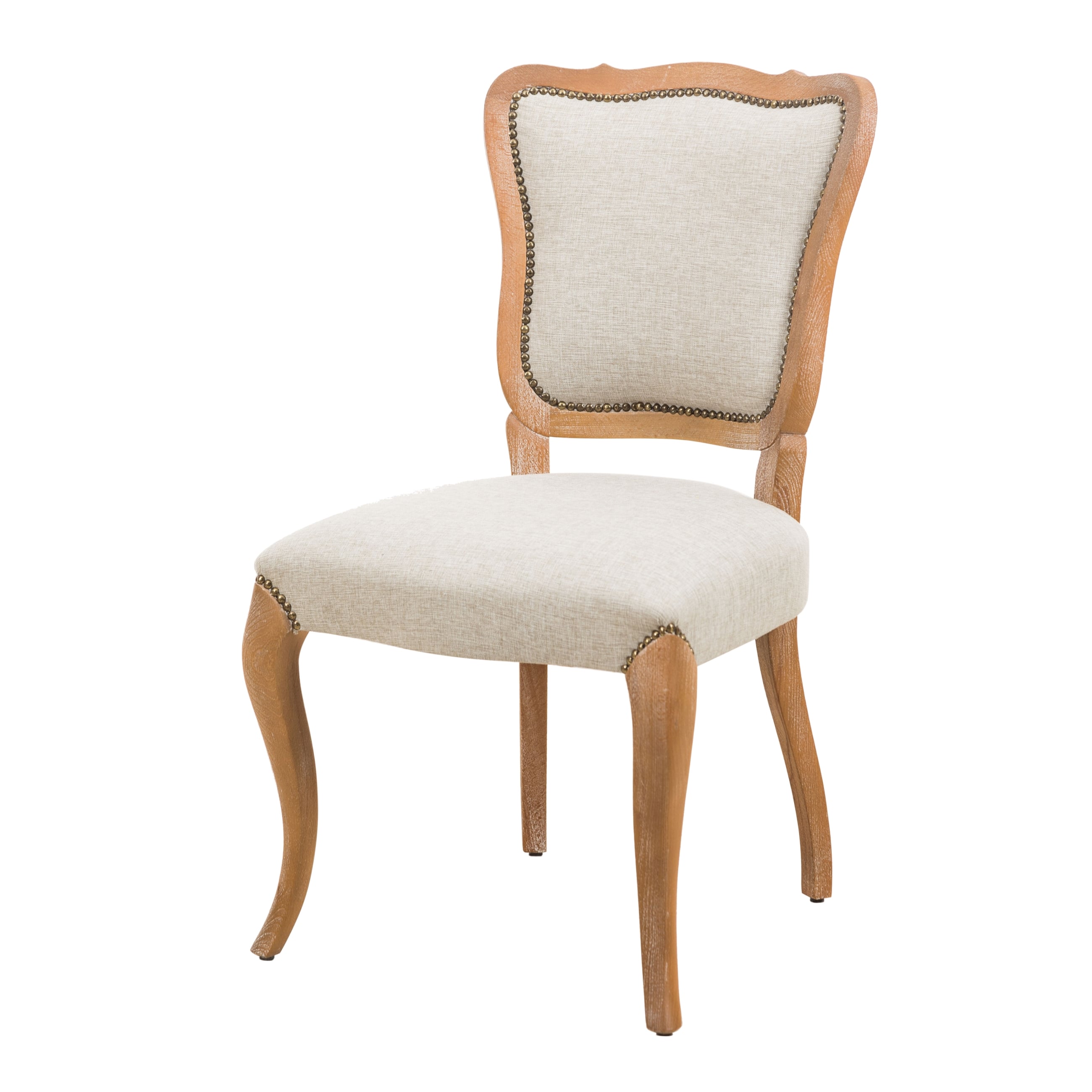 RICCARDO VINTAGE MASİF AHŞAP SANDALYE BEJ