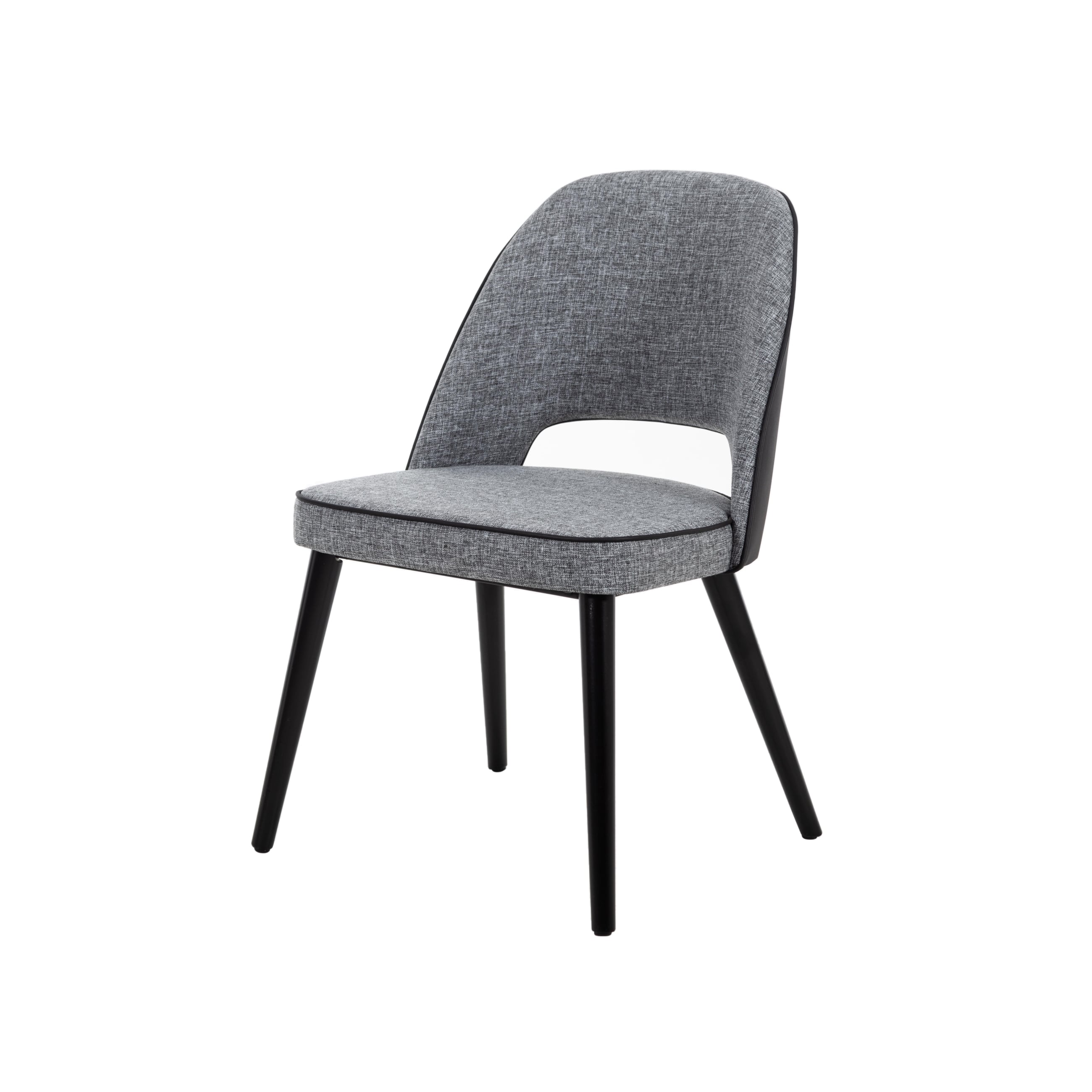 SPRING MASİF AHŞAP KUMAŞ SANDALYE GRİ