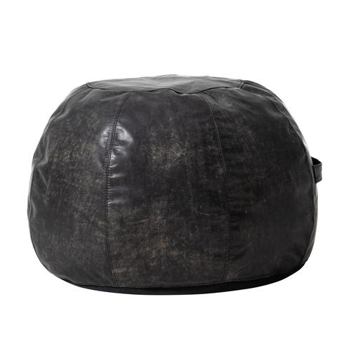 TABOO DERİ PUF SİYAH