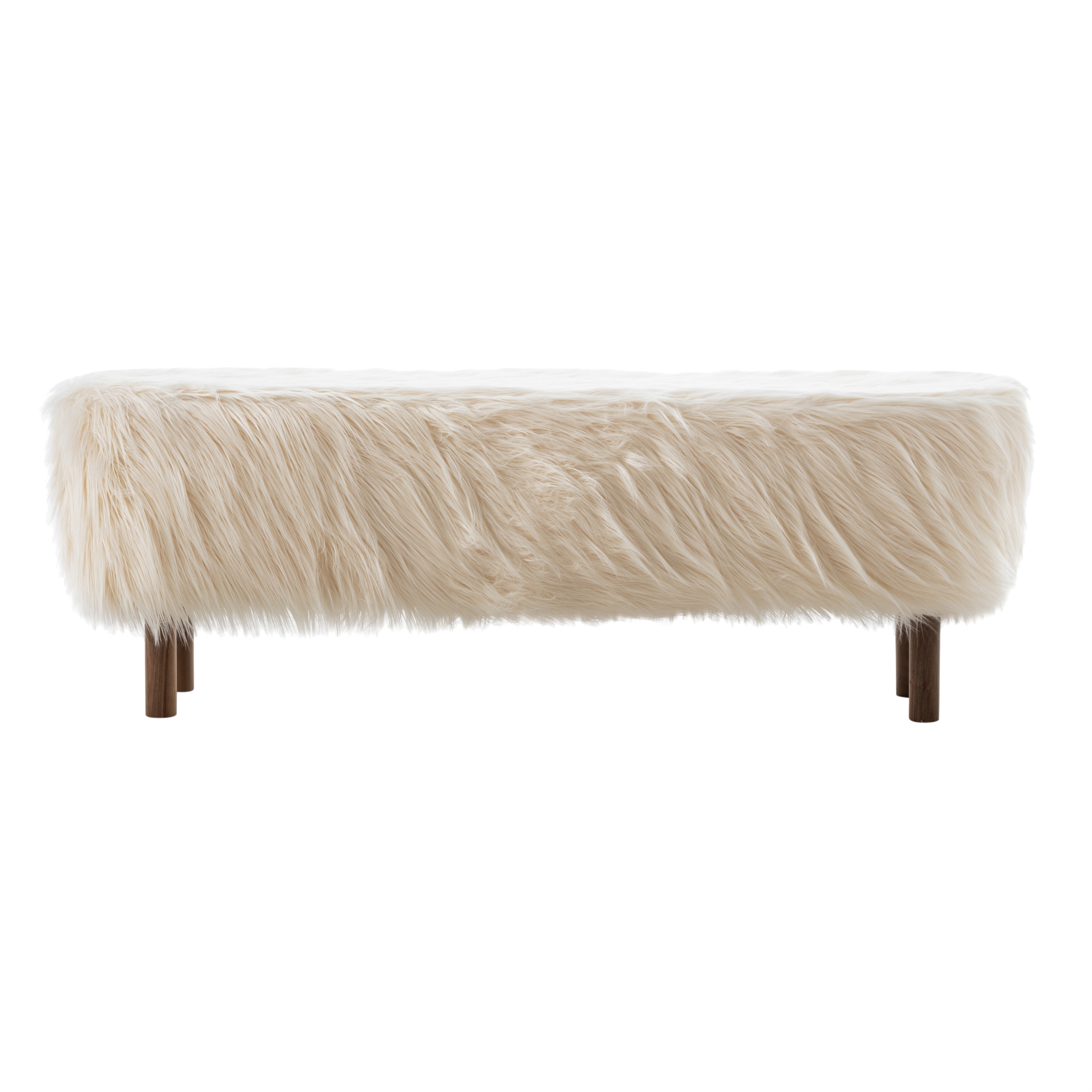 LEO DAYBED KÜRKLÜ BEYAZ