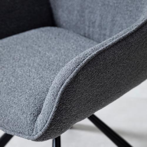  BRODY KOLÇAKLI SANDALYE KOYU GRİ