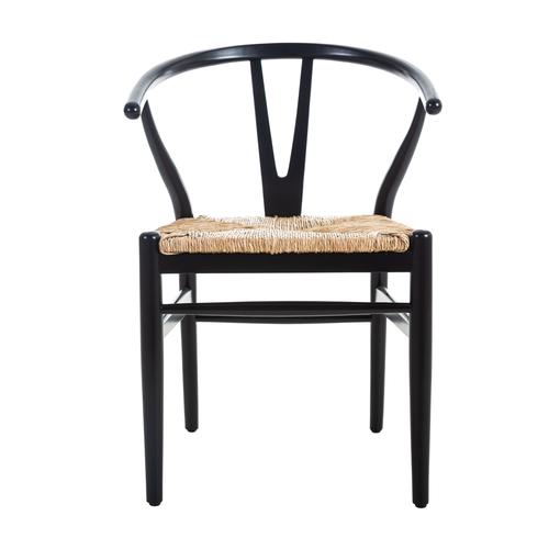 DANISH MASİF AHŞAP SANDALYE SİYAH
