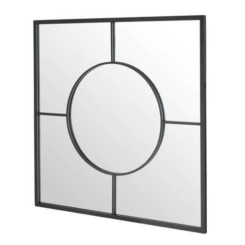  MARCOS SİYAH DUVAR AYNASI 90X90CM