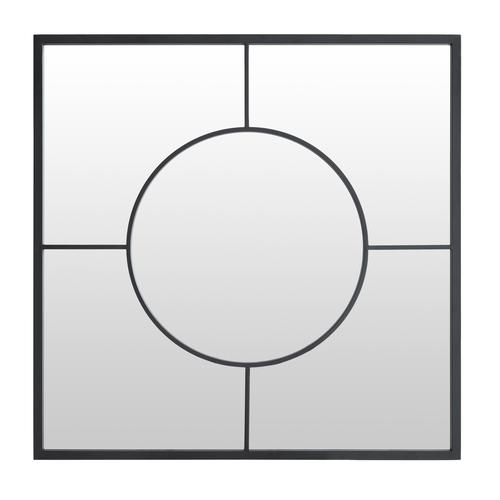  MARCOS SİYAH DUVAR AYNASI 90X90CM