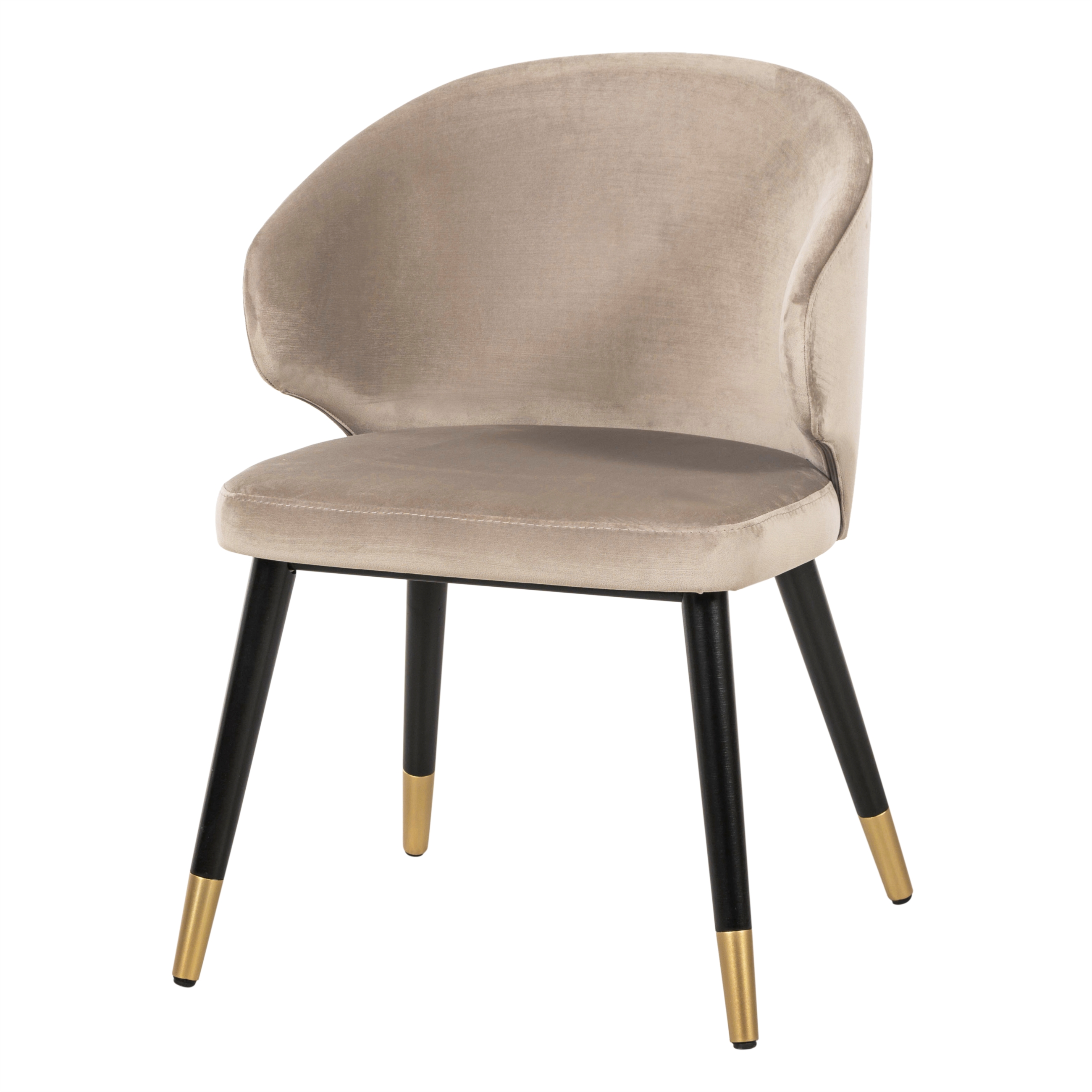 ROSS MASİF AHŞAP KUMAŞ SANDALYE BEJ