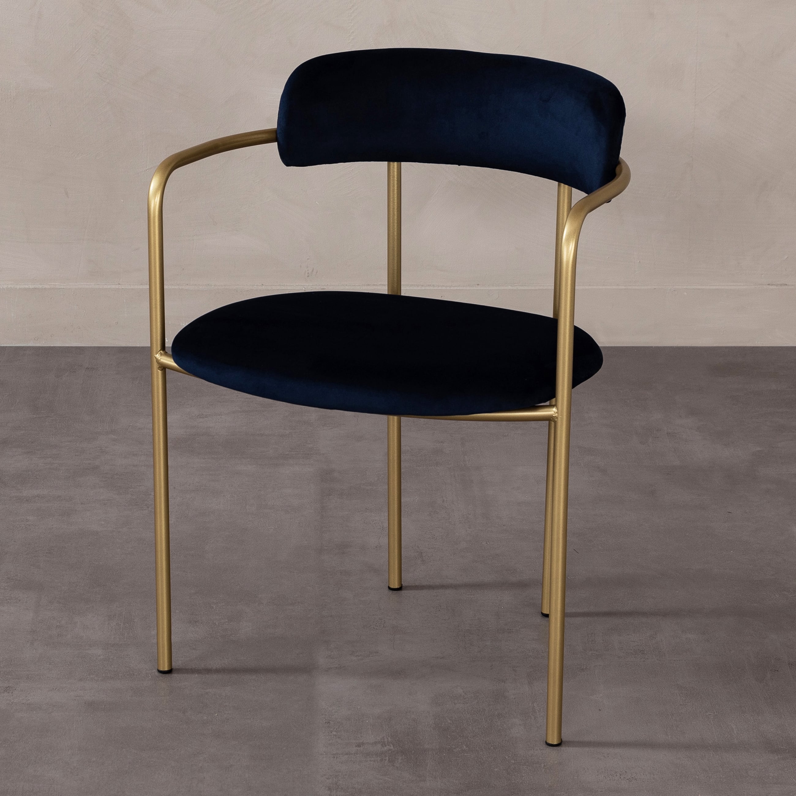 BRONX KOLÇAKLI SANDALYE KOBALT MAVİ