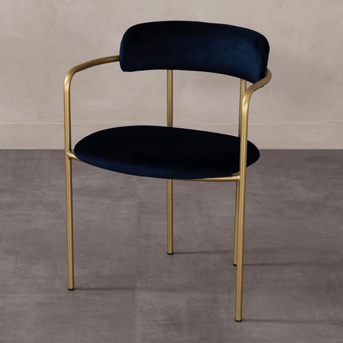  BRONX KOLÇAKLI SANDALYE KOBALT MAVİ