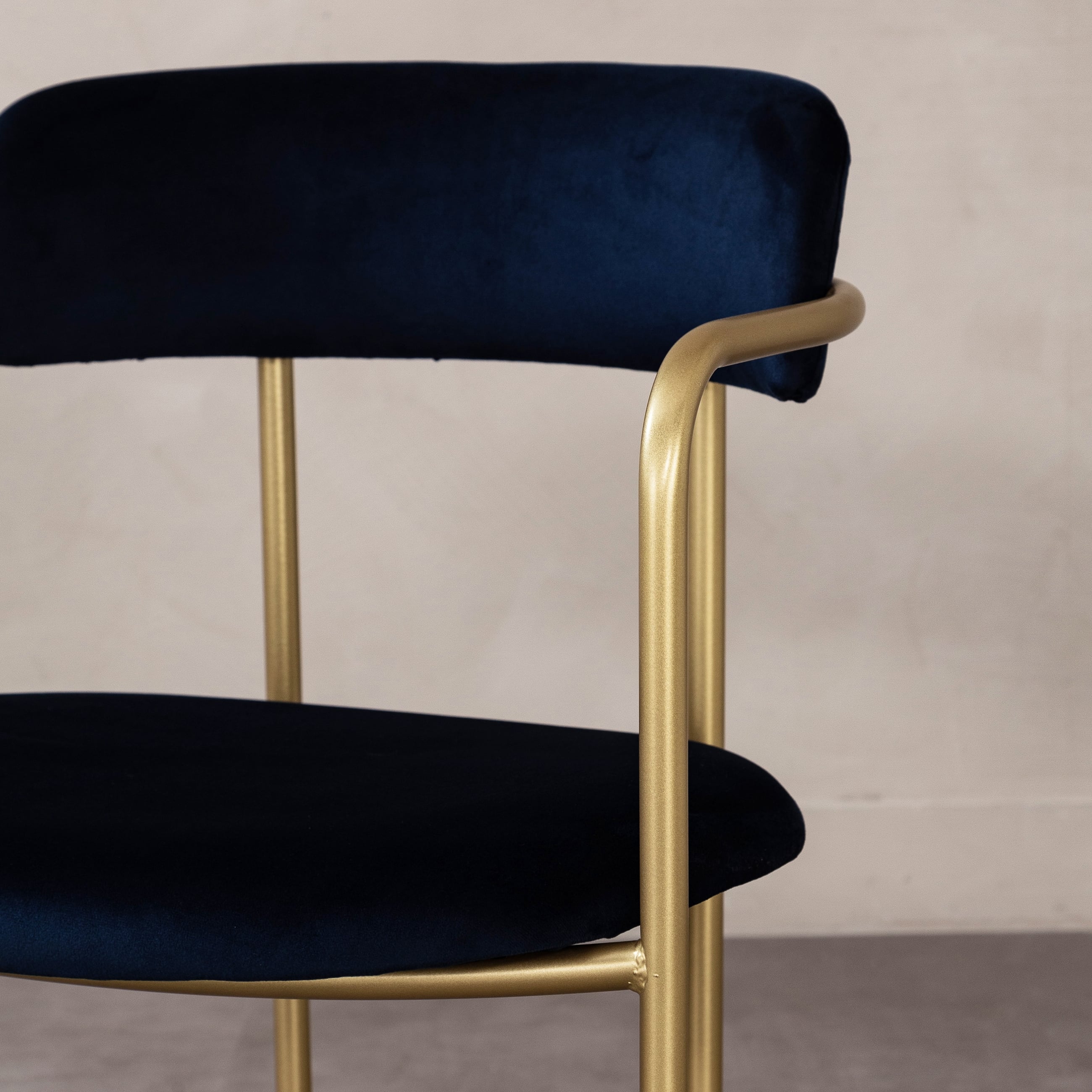 BRONX KOLÇAKLI SANDALYE KOBALT MAVİ