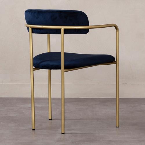  BRONX KOLÇAKLI SANDALYE KOBALT MAVİ