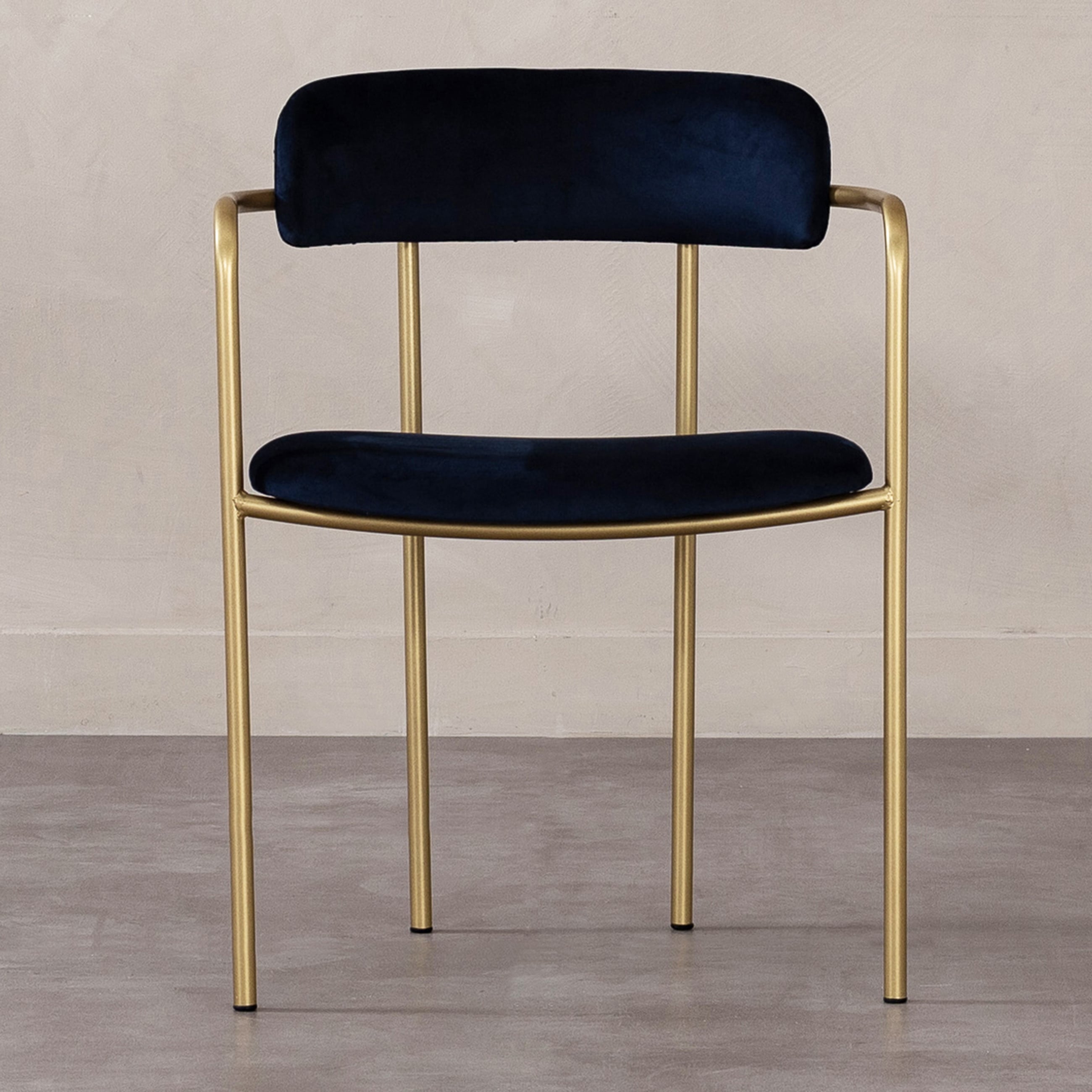 BRONX KOLÇAKLI SANDALYE KOBALT MAVİ