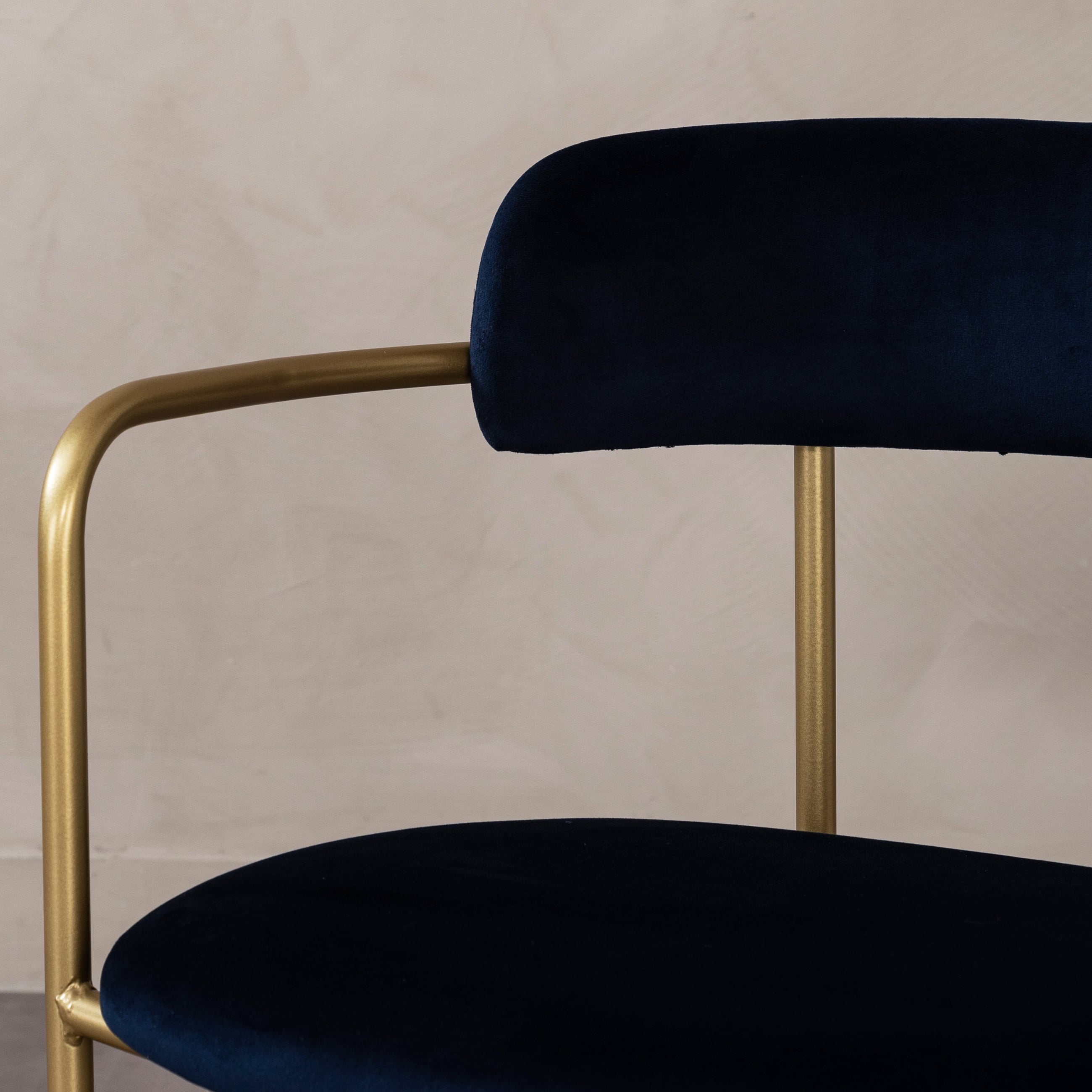 BRONX KOLÇAKLI SANDALYE KOBALT MAVİ