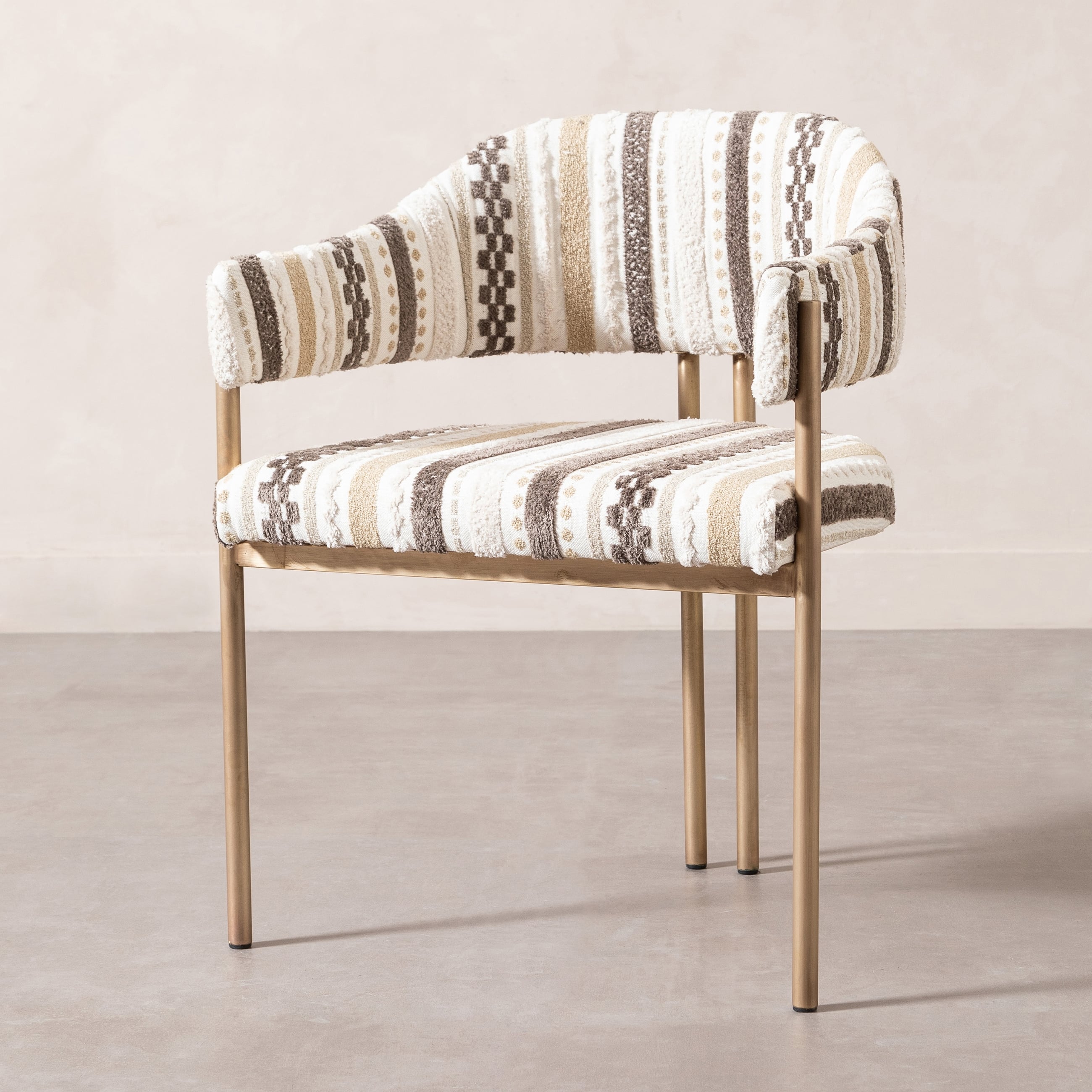 PAROS SANDALYE BEJ DESENLİ