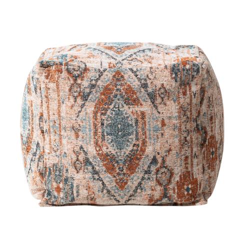  MAGGIE PUF ETNİK DESENLİ KİREMİT