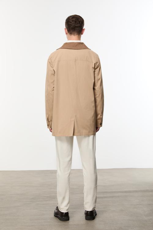  KADİFE YAKA TRENÇKOT