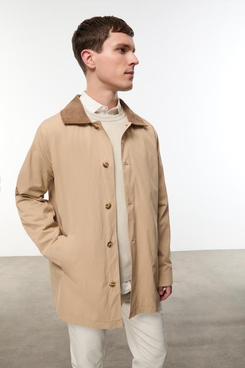  KADİFE YAKA TRENÇKOT