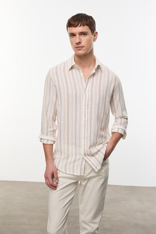  ÇİZGİLİ REGULAR FIT GÖMLEK