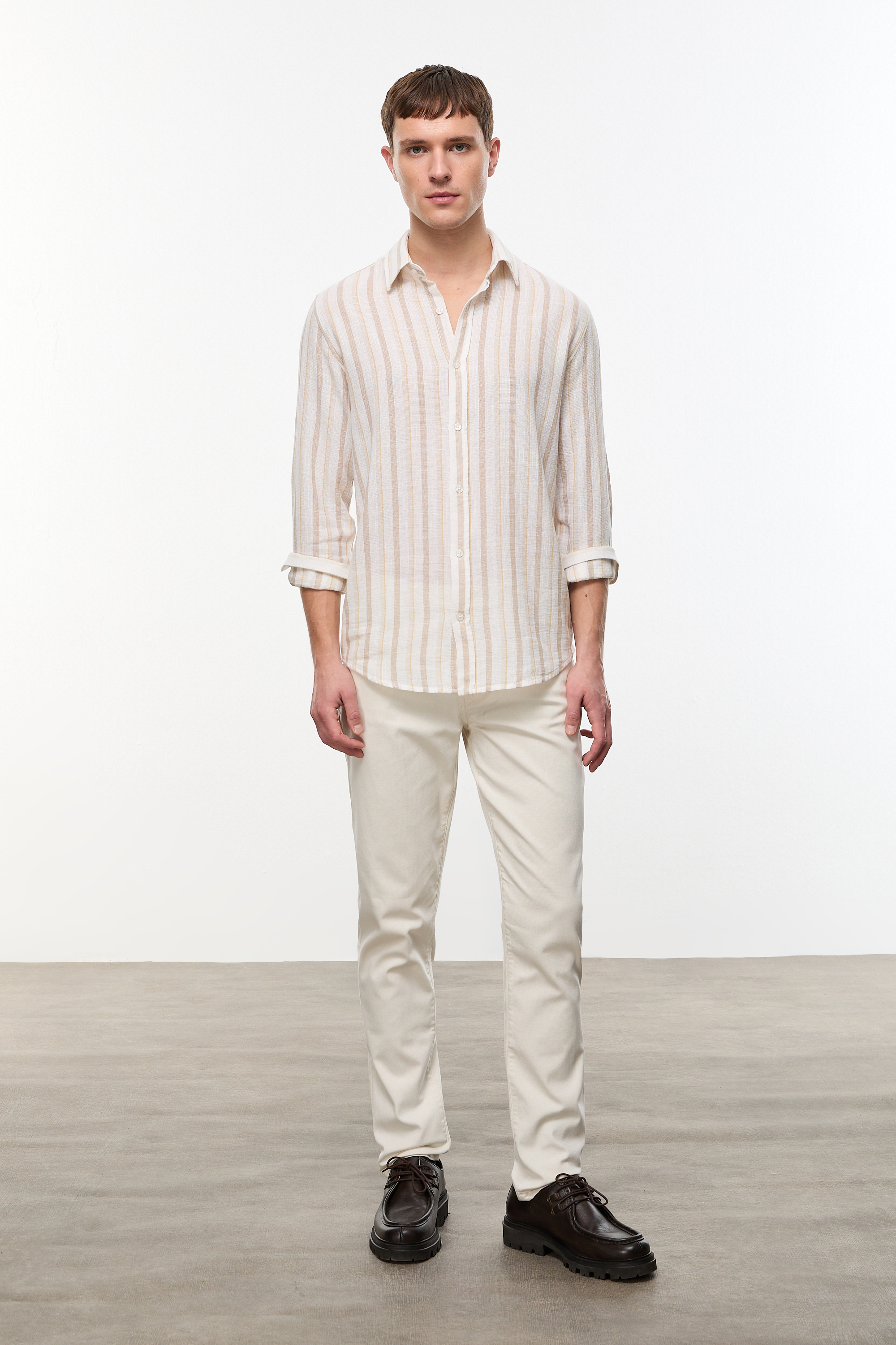 ÇİZGİLİ REGULAR FIT GÖMLEK