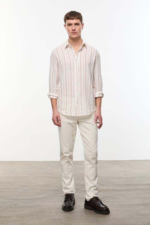  ÇİZGİLİ REGULAR FIT GÖMLEK