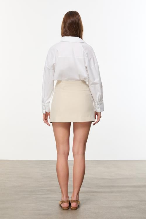  PİLELİ A FORM MİNİ ETEK