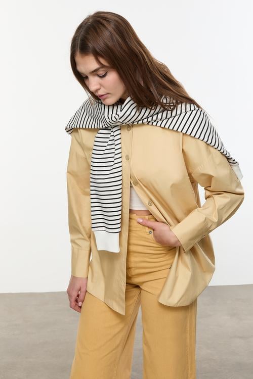  OVERSIZE POPLİN GÖMLEK