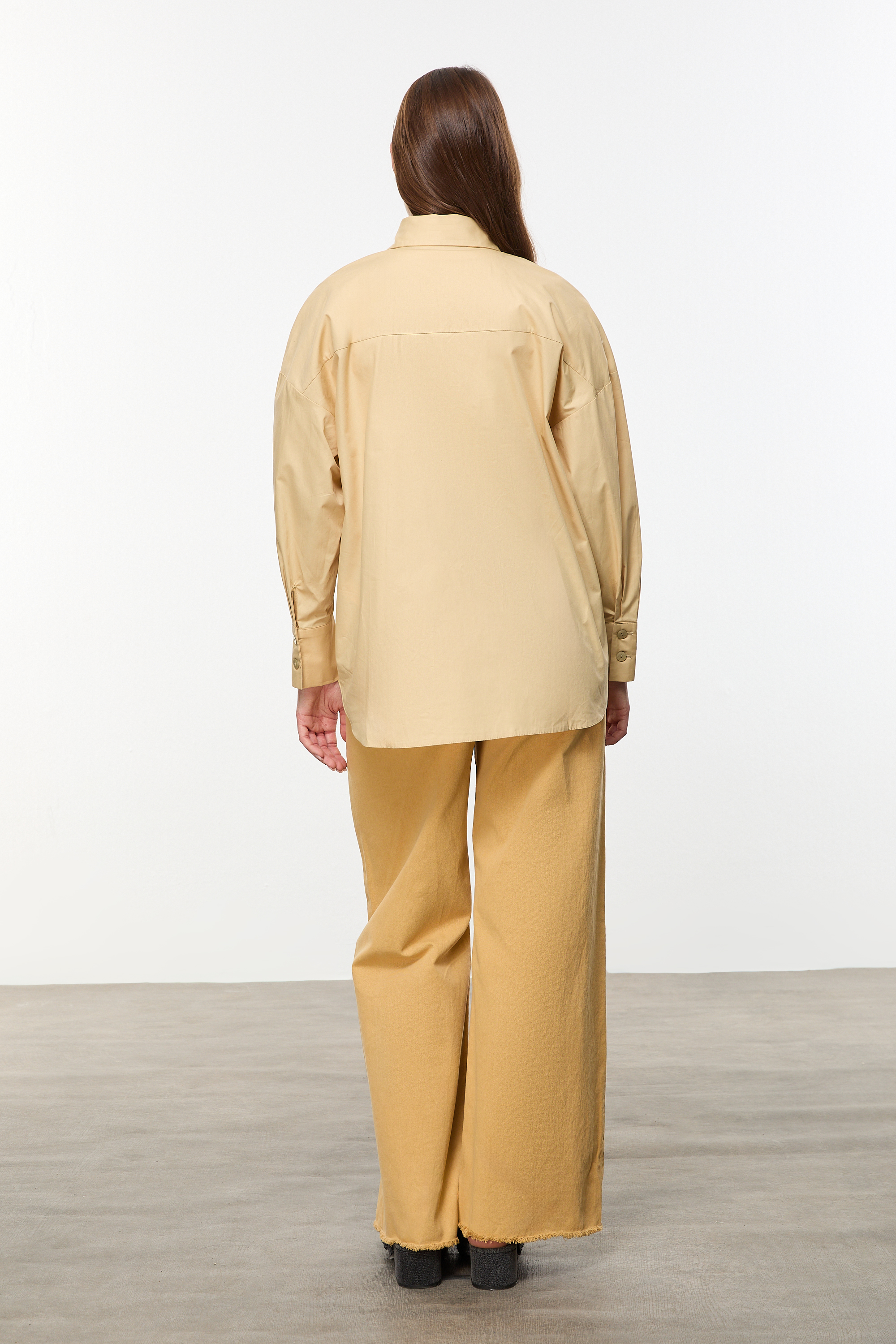 OVERSIZE POPLİN GÖMLEK