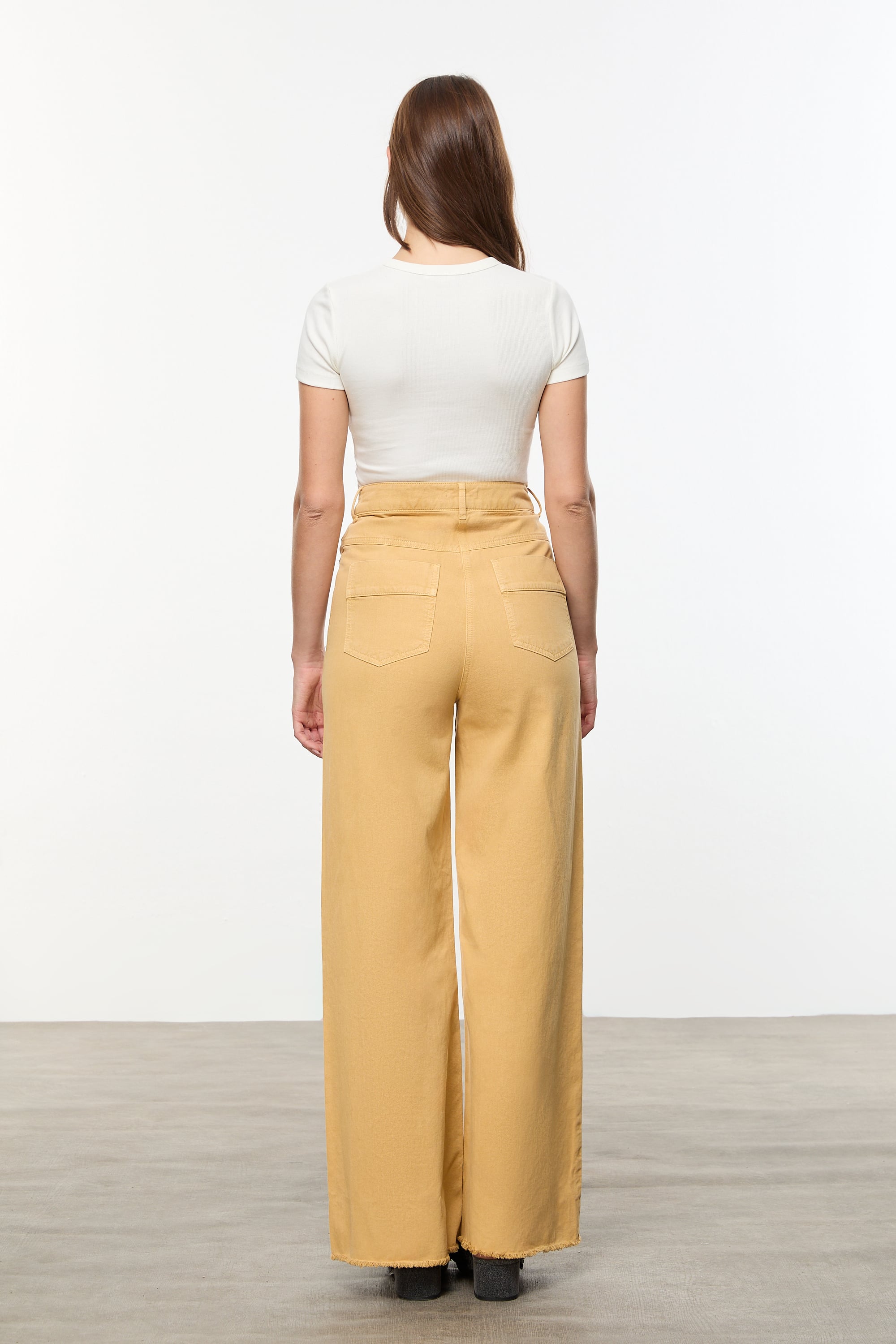 WIDE LEG JEAN PANTOLON