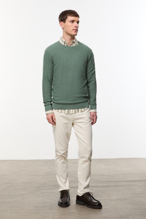  BİSİKLET YAKA TRİKO KAZAK