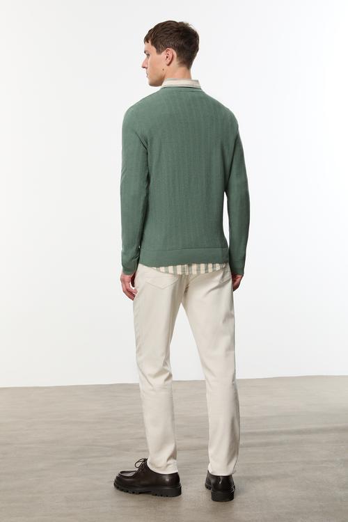  BİSİKLET YAKA TRİKO KAZAK