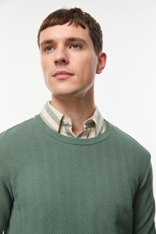  BİSİKLET YAKA TRİKO KAZAK