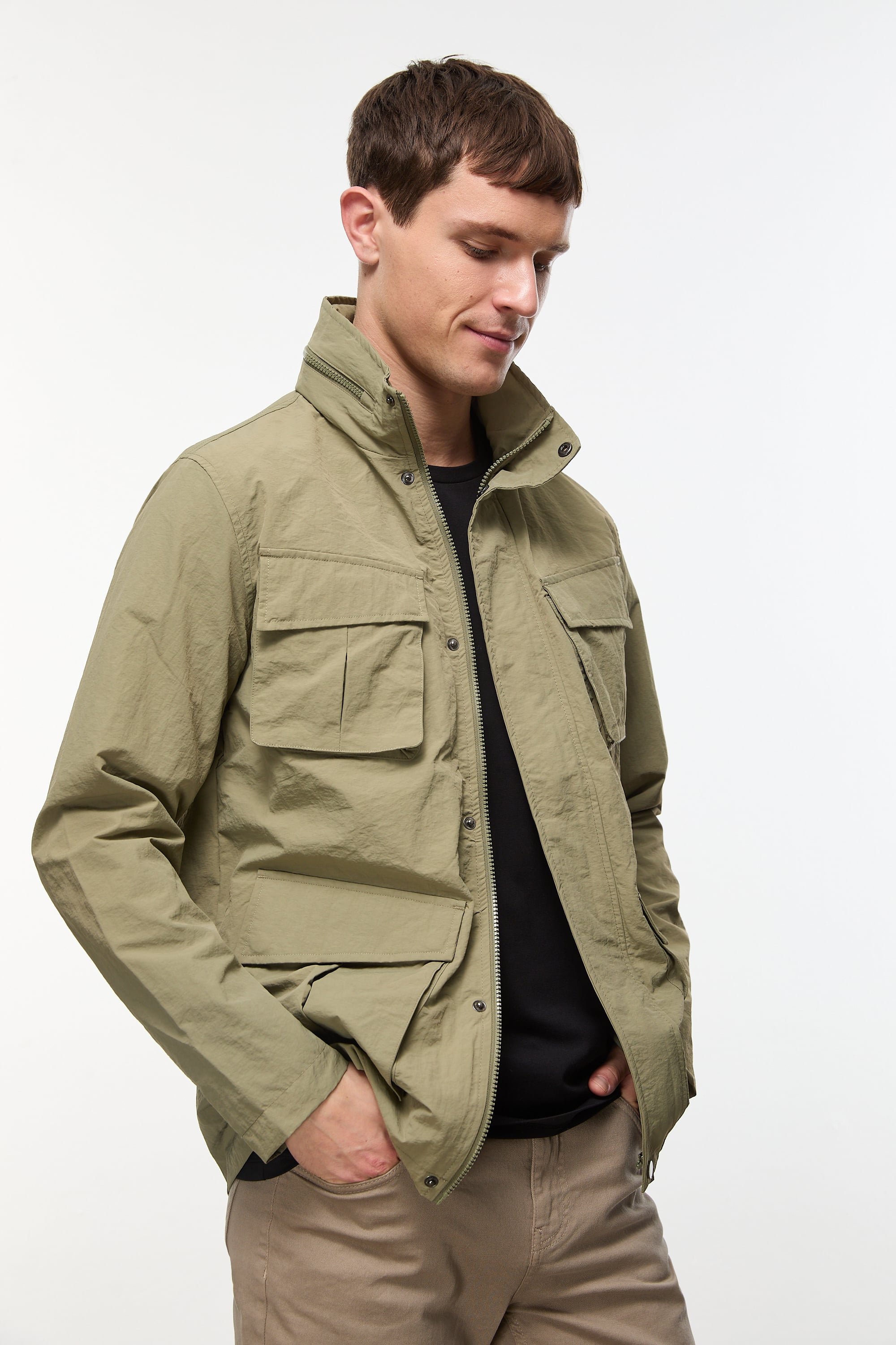 GİZLİ KAPÜŞONLU MONT CEKET