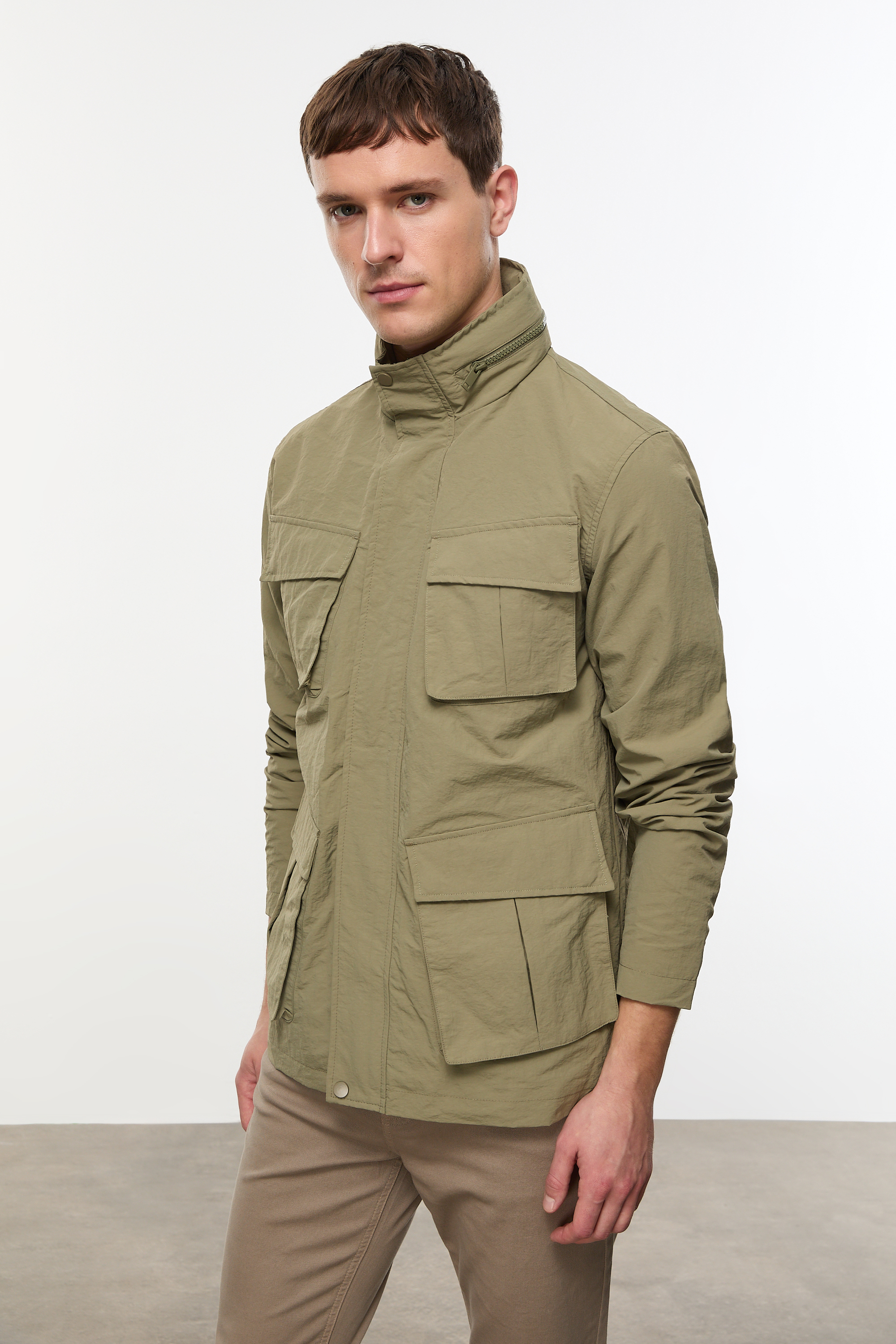 GİZLİ KAPÜŞONLU MONT CEKET