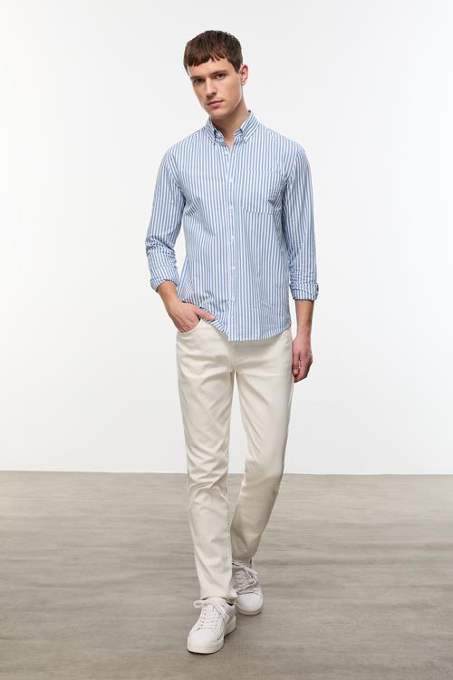  ÇİZGİLİ REGULAR FIT GÖMLEK