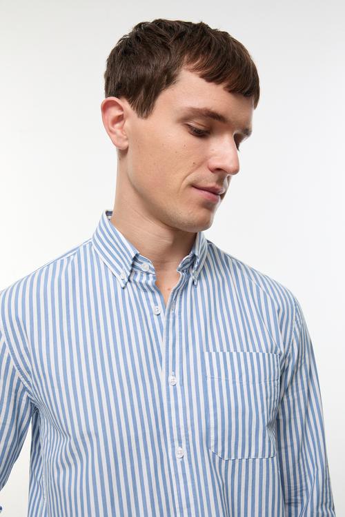  ÇİZGİLİ REGULAR FIT GÖMLEK