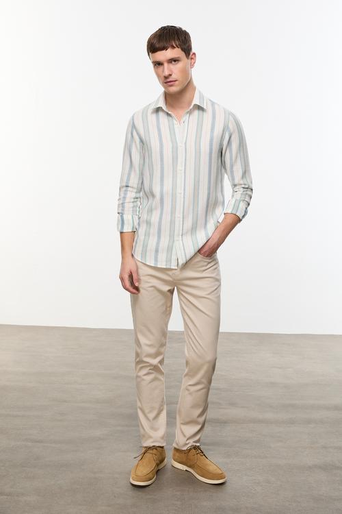  ÇİZGİLİ REGULAR FIT GÖMLEK